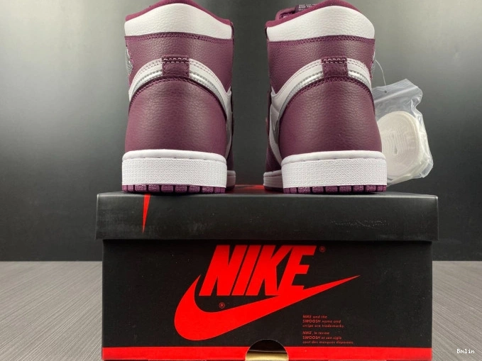 Bmlin Bordeaux OG Jordan 1 555088-611 High Air 0806
